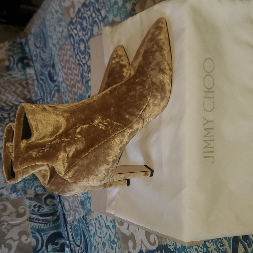 Brand new Jimmy Choo blonde boots